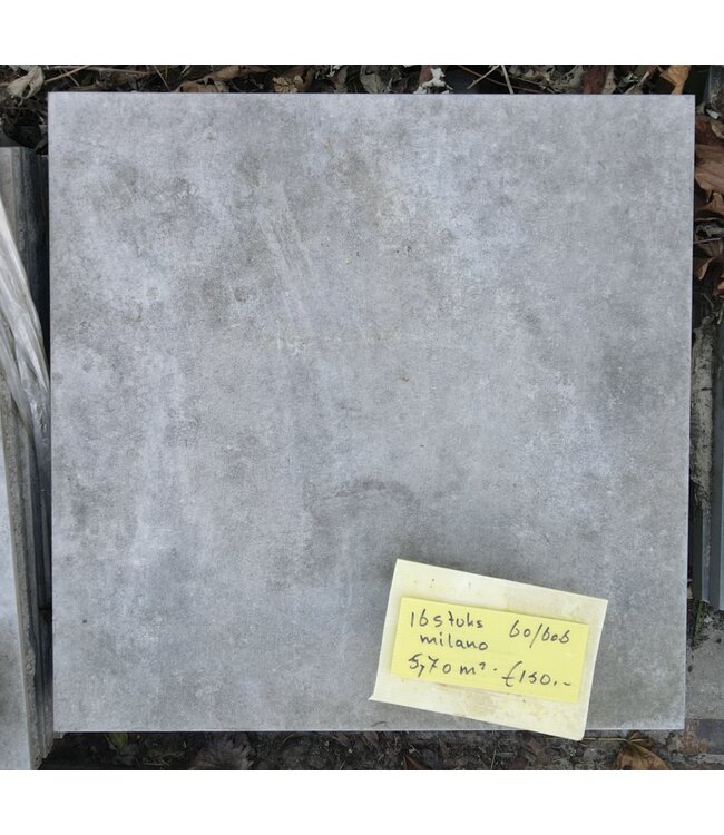 Partij 5,7 m² Milano 60x60x6 cm