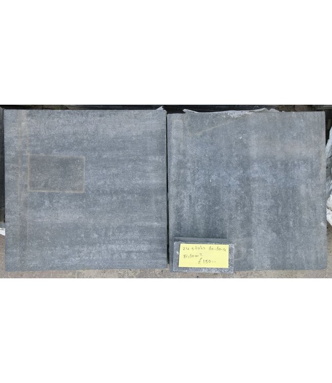 Partij 8,6 m² Betontegel Antraciet 60x60x4 cm