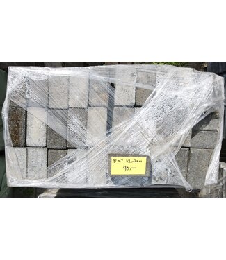 8 m² Betonklinkers