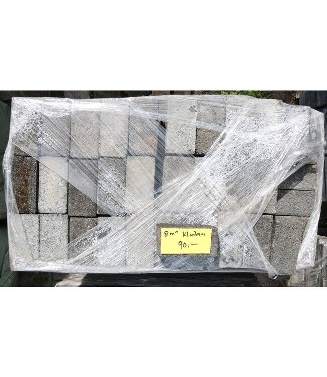 8 m² Betonklinkers