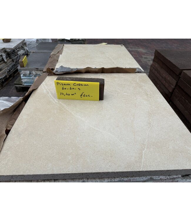 Pizarra Cream 60x60x3cm