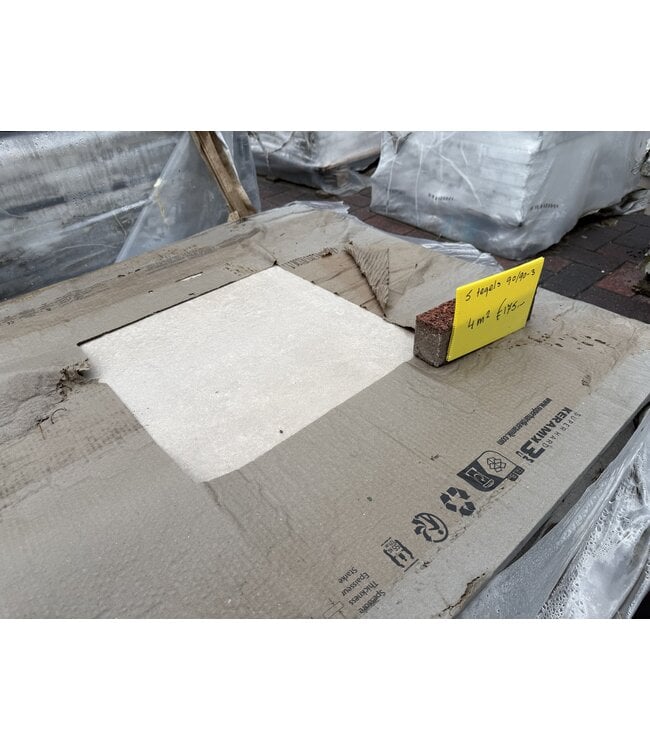 5x Keramisch 90x90x3cm