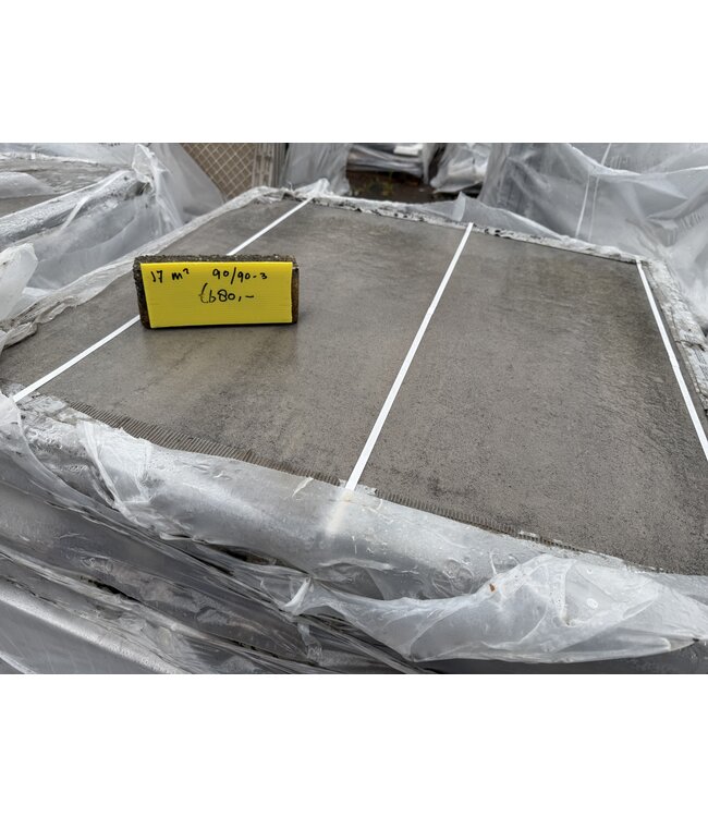 Keramisch donker 90x90x3cm