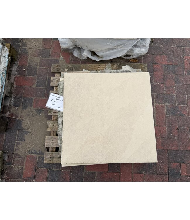 10x Lucca Cream 60x60x3cm