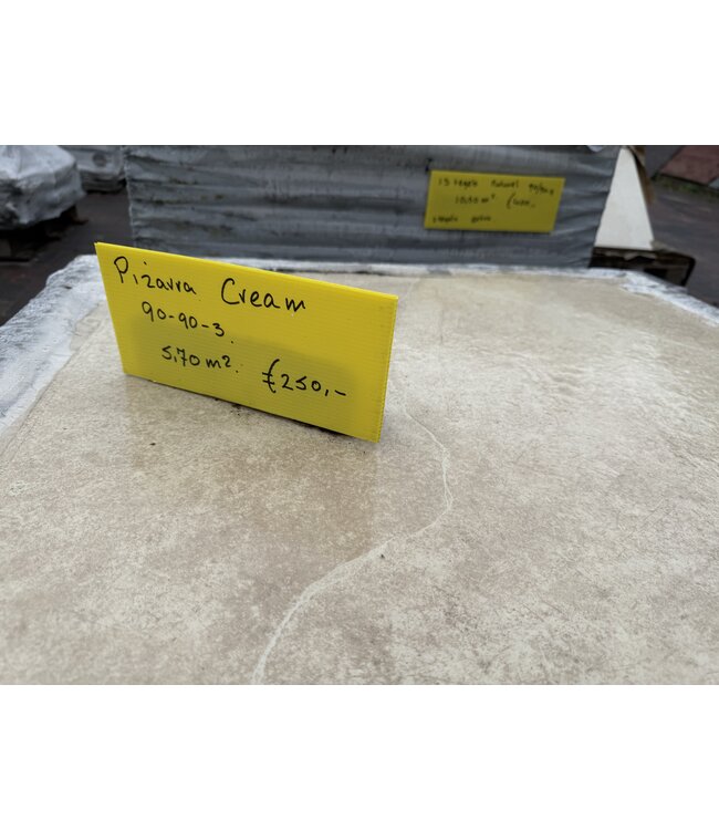 Pizarra Cream 90x90x3cm