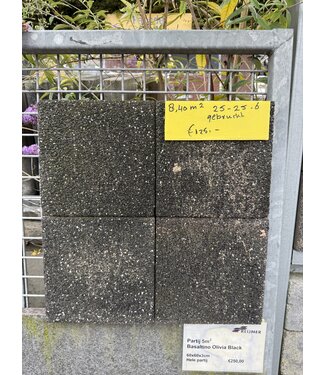 2e hands betontegel 25x25x6cm