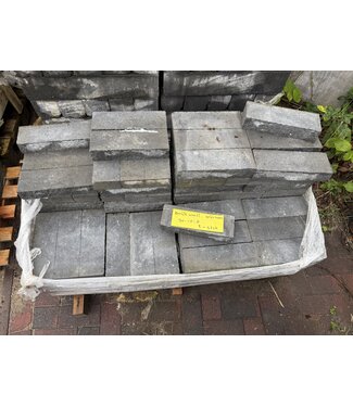 Brickwall Grijs/Zwart 30x10x6cm