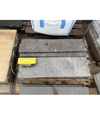 Vijverrand Chinees gevlamd 100x30x3cm