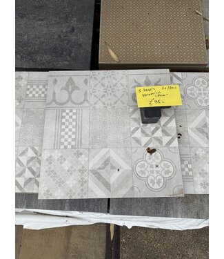 5x Keramisch Mozaiek 60x60x4cm