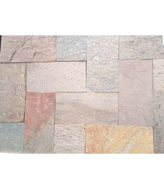 65 m2 Kwartsiet multicolor binnenvloer 30x60x1,2cm