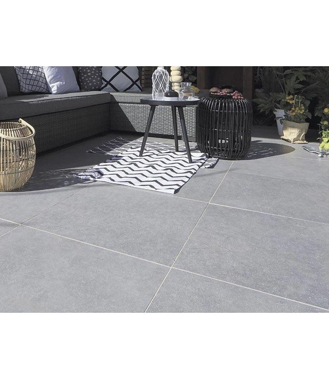 Geoceramica 60x60x4 cm Impasto Grigio