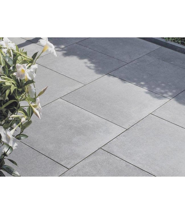 Geoceramica 60x60x4 cm Roccia Carbon