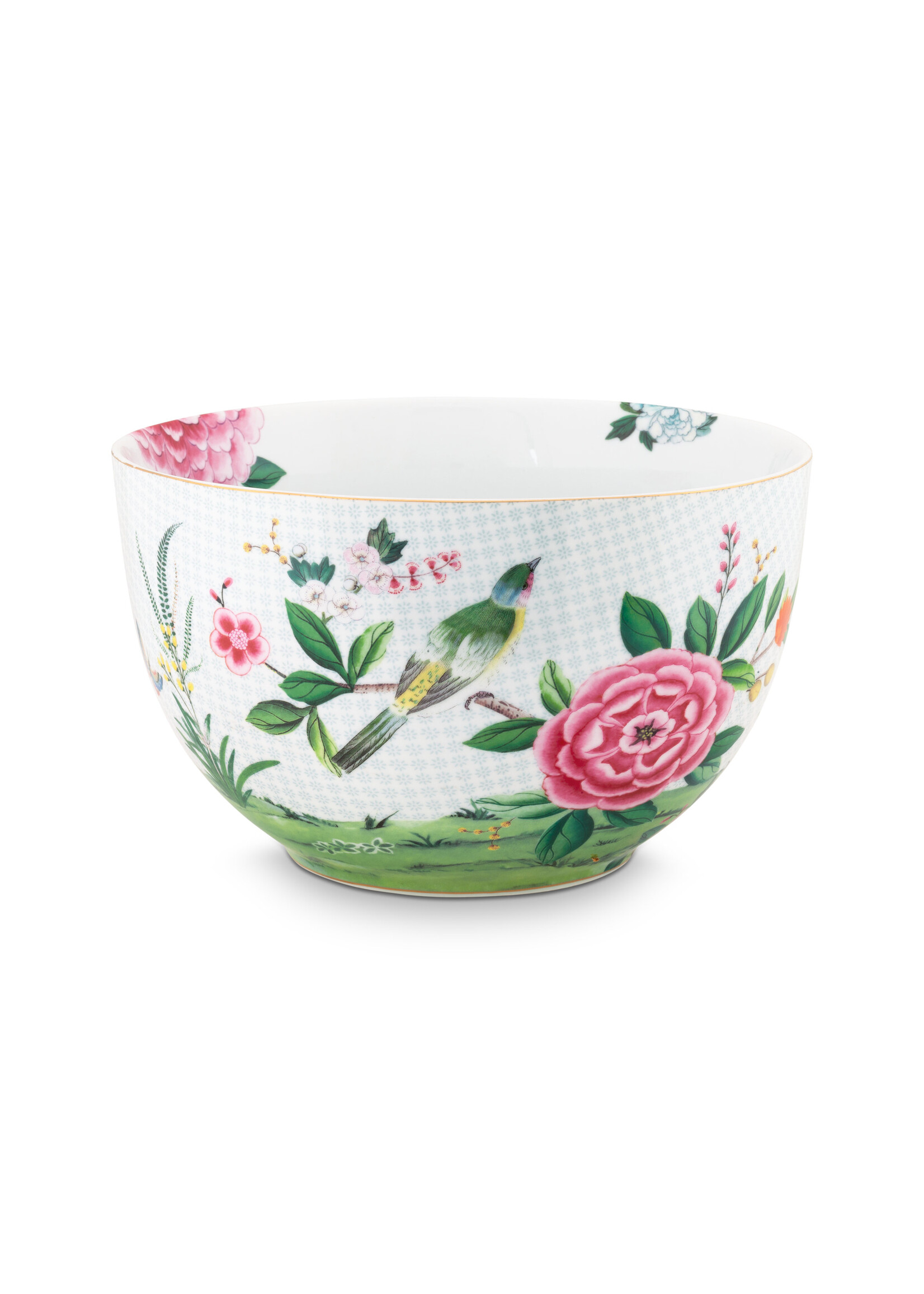 pip studio Bowl Blushing Birds white 23cm