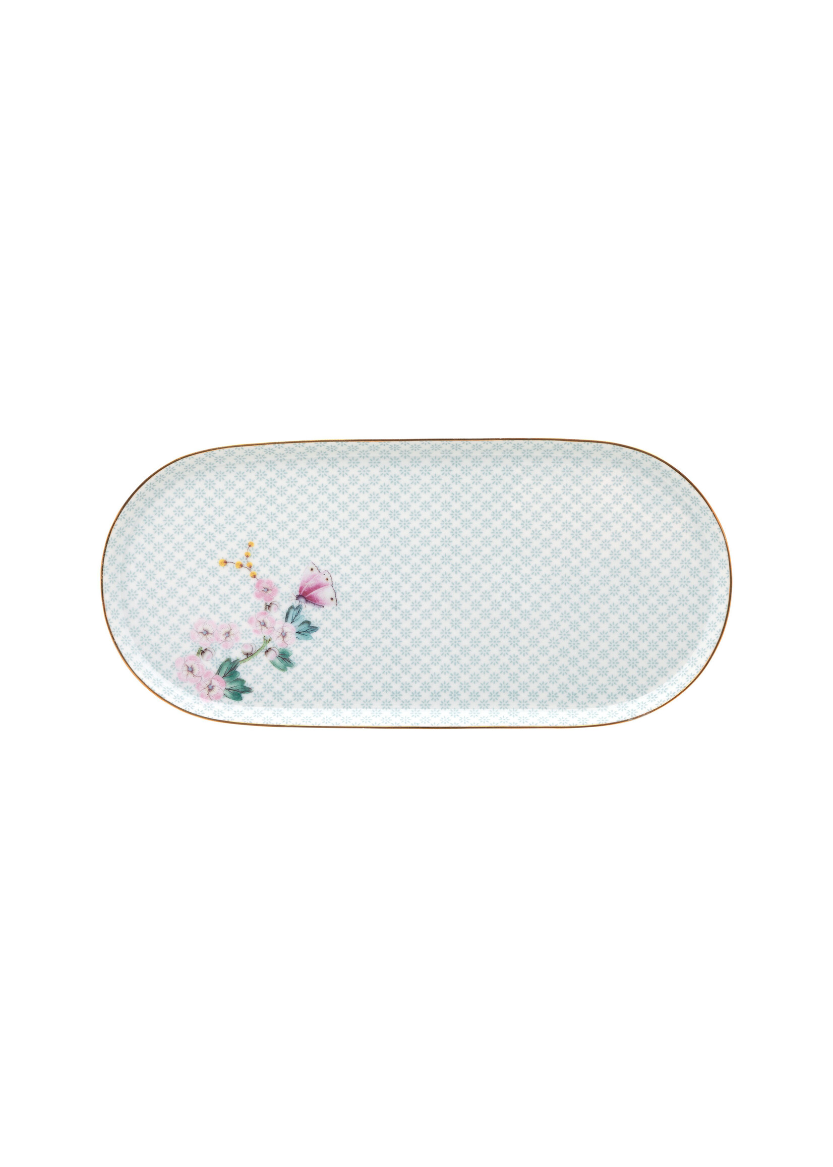 pip studio Plate Suger & Creamer Kamini White 25x12cm