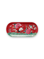 pip studio Cake Tray Rectangular Blushing Birds Red 33,3x15,5cm