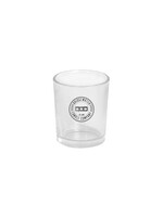 Bridgewater Votive Glass Bridgewater Logo Clear