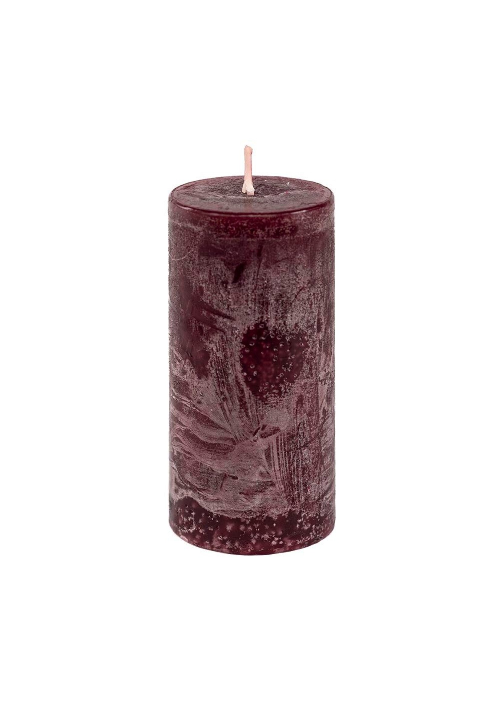 Home Society Pillar Candle Red 5 x 10