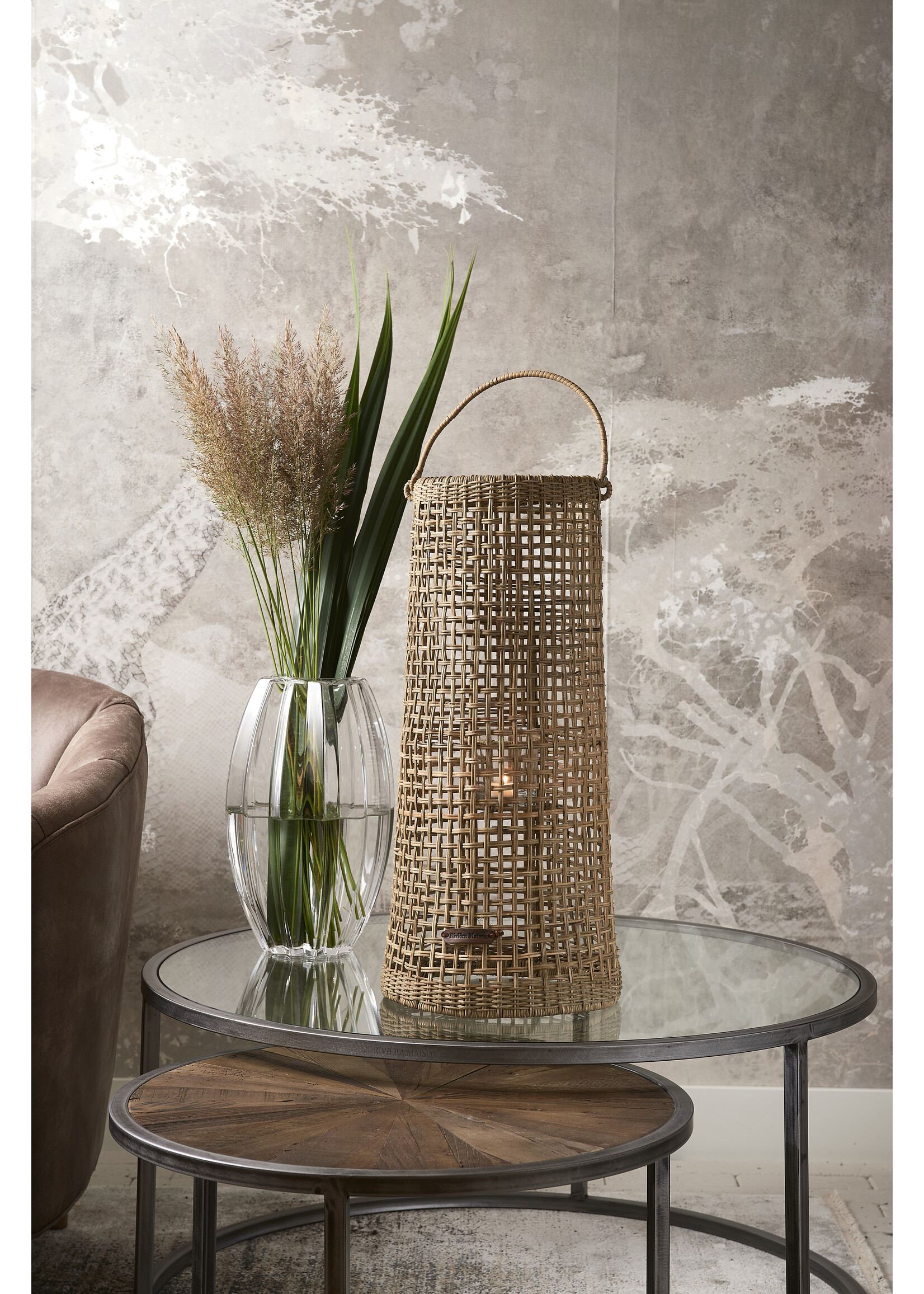 Riviera Maison Rustic Rattan Chandra Lantern L