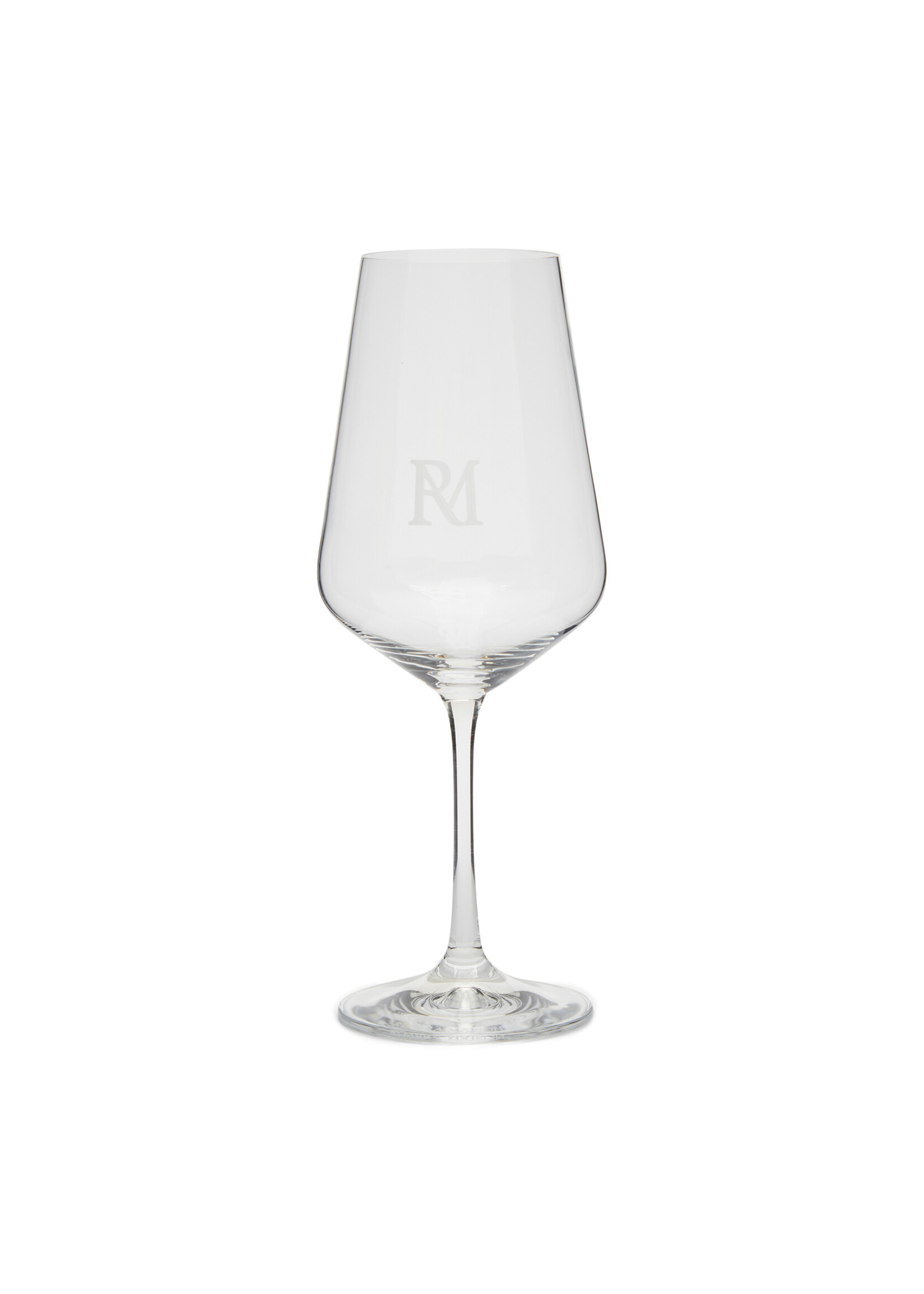 Riviera Maison RM Monogram White Wine Glass