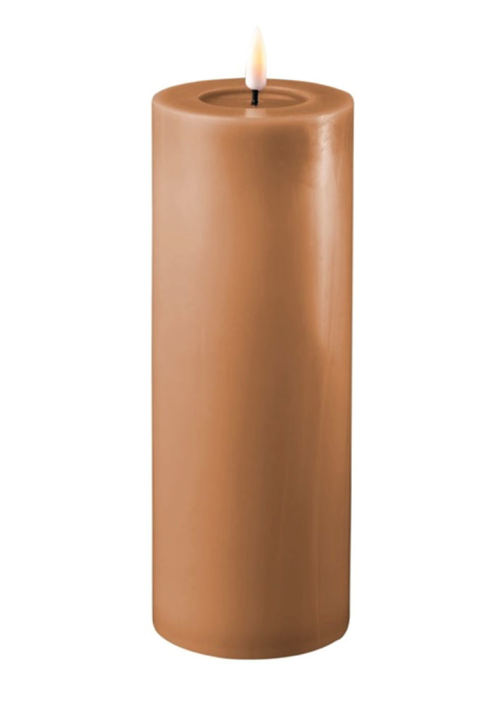 Caramel LED Candle D: 7,5 * 20 cm