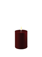 Bourgogne Red LED Candle D: 7,5 * 10 cm