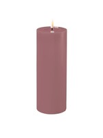 De Luxe Homeart Light Purple LED Candle 7,5*20 cm