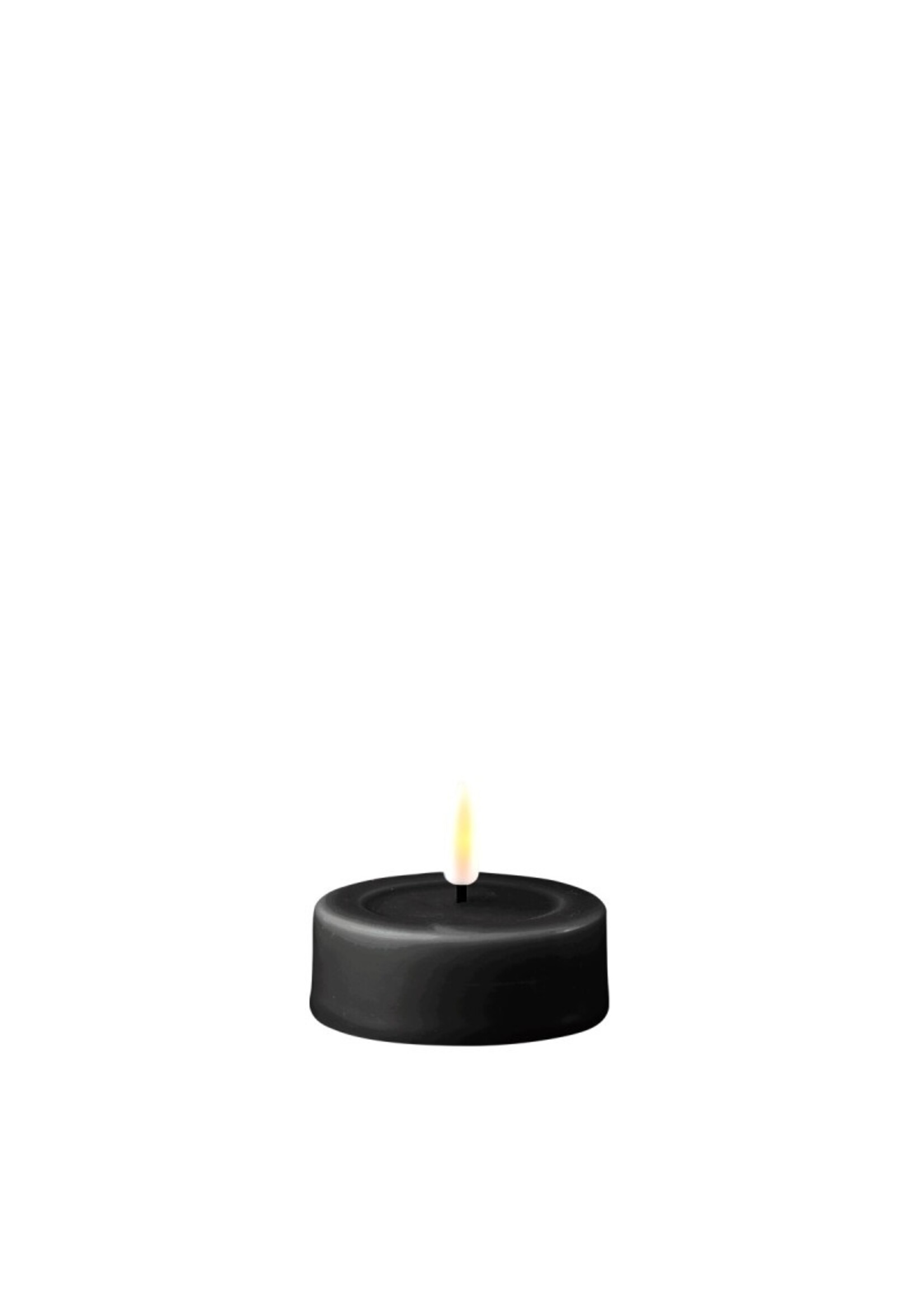 Black LED Jumbo Tealight candle 6,1*5,5 cm