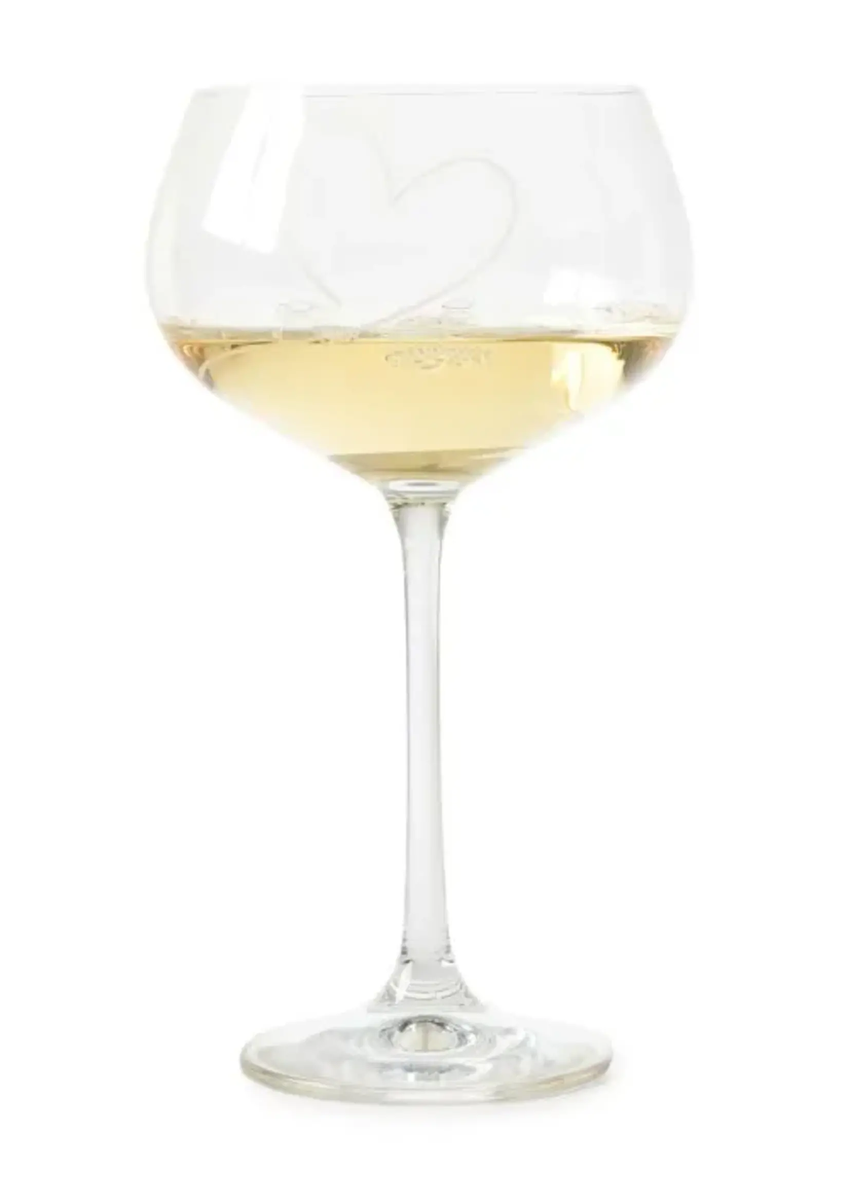 Riviera Maison With Love White Wine Glass