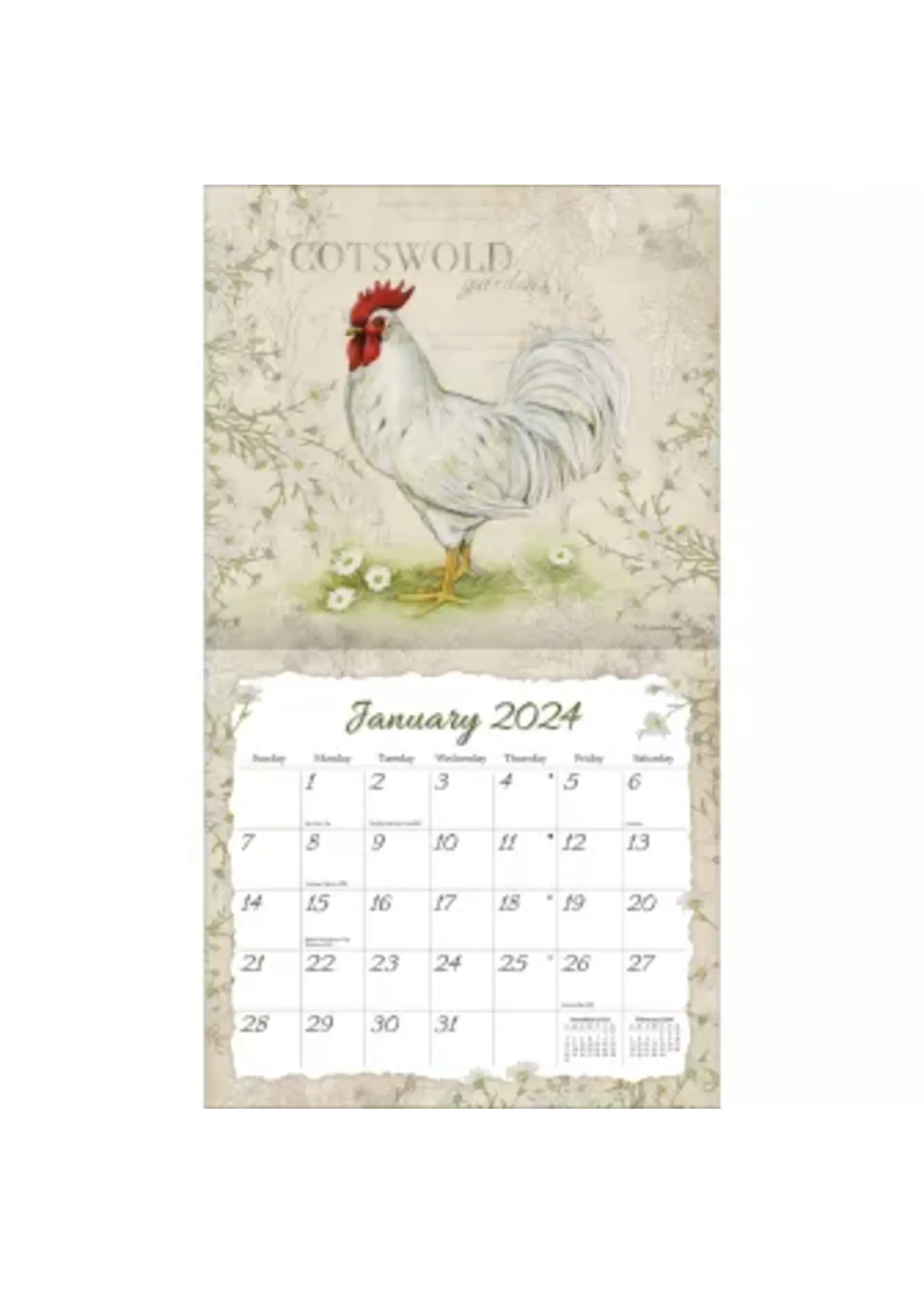 Proud Rooster Calendar 2024 Hof van Sellingen