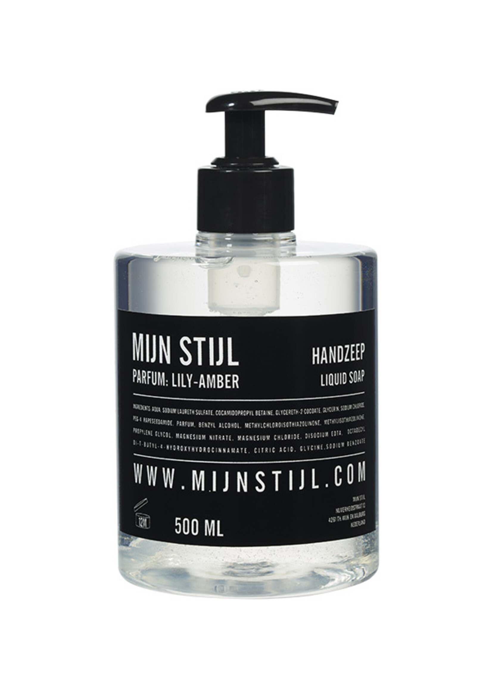 Mijn stijl Handzeep 500 ml parfum Lily Amber