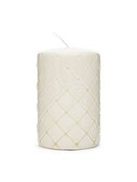 Pillar Candle Padded white 9,5x15