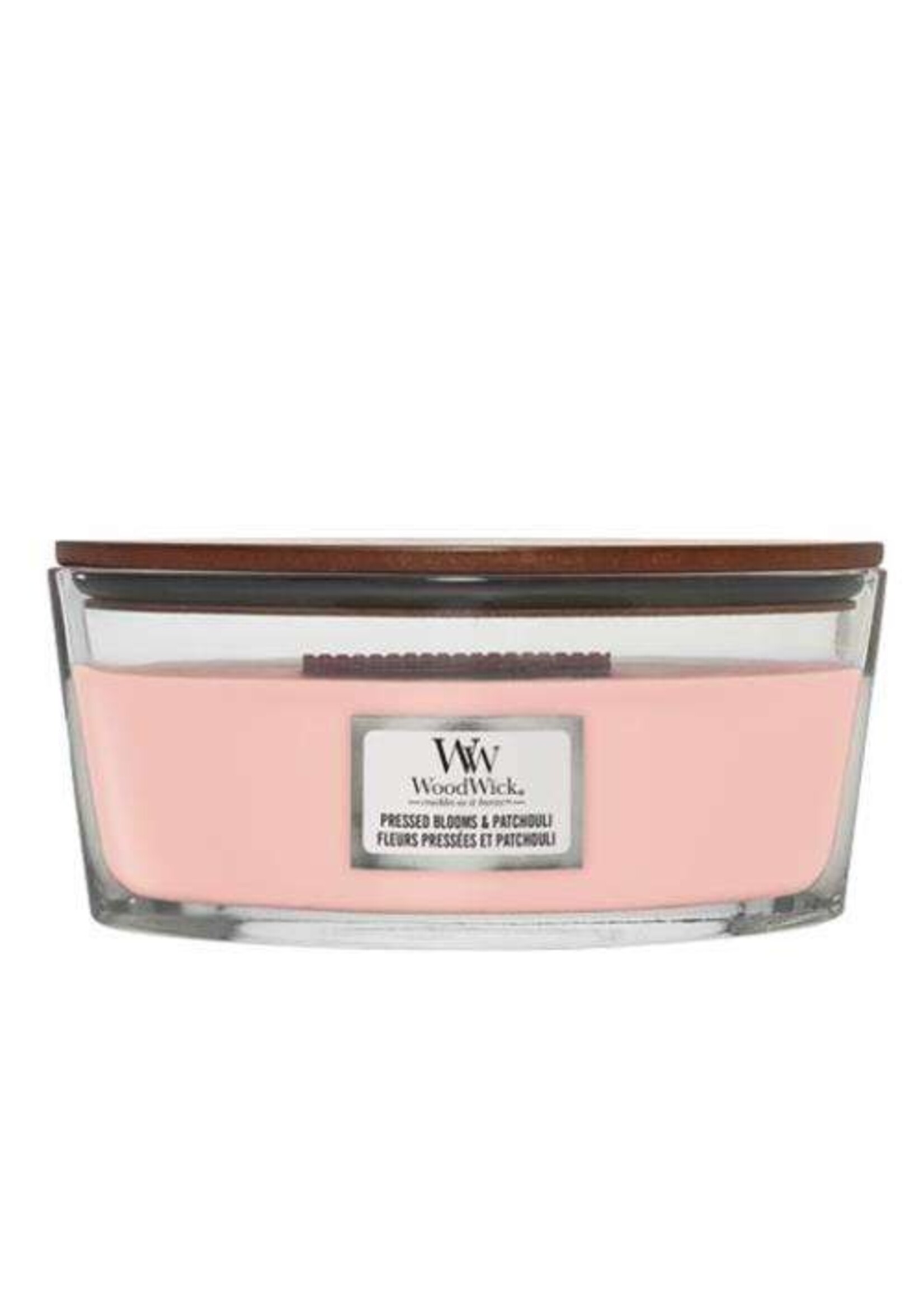 Woodwick Pressed Blooms & Patchouli Ellipse Candle WoodWick