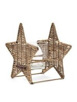 Rustic Rattan Lovely Star Holder