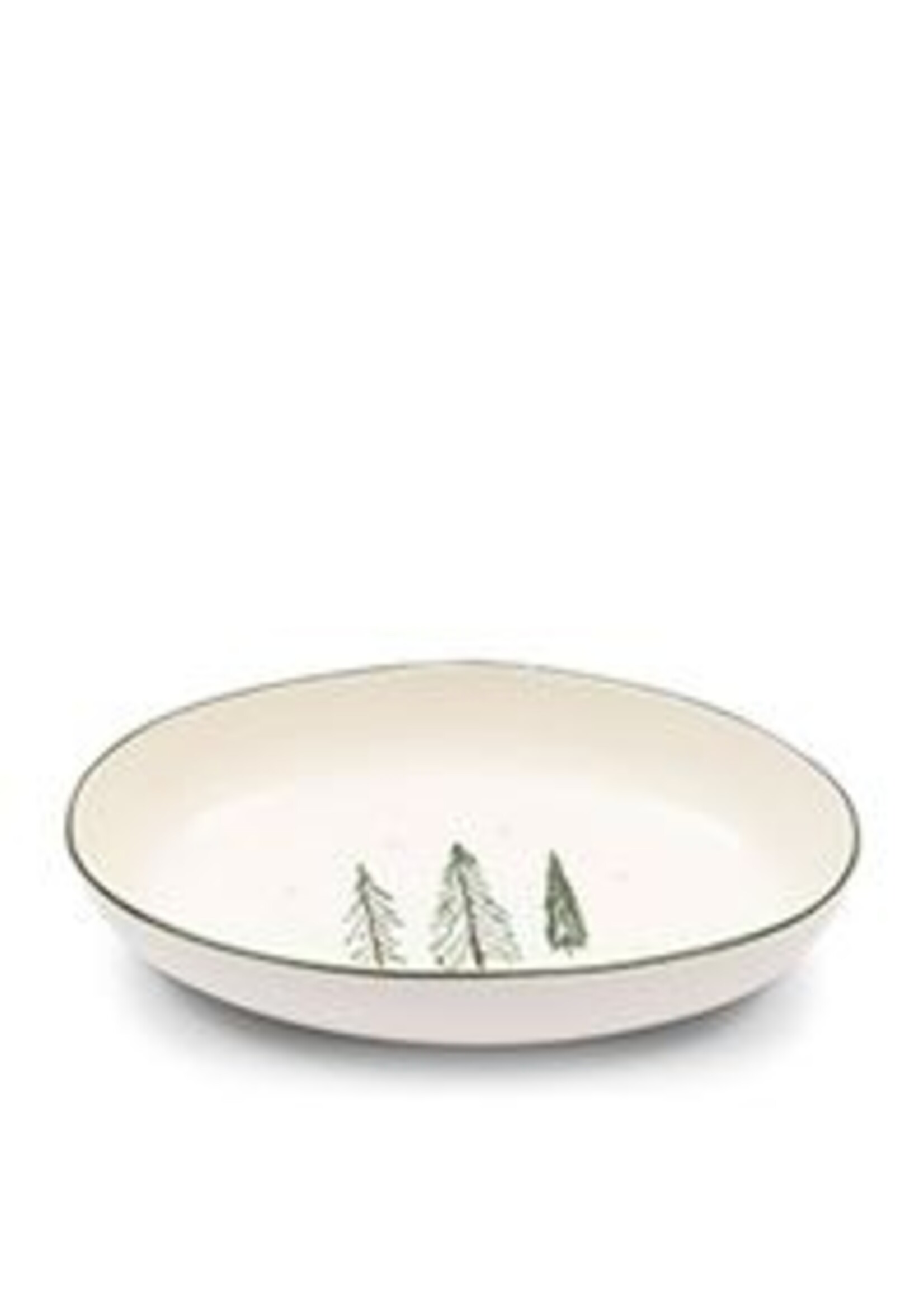 Winter Forest Serving Bowl