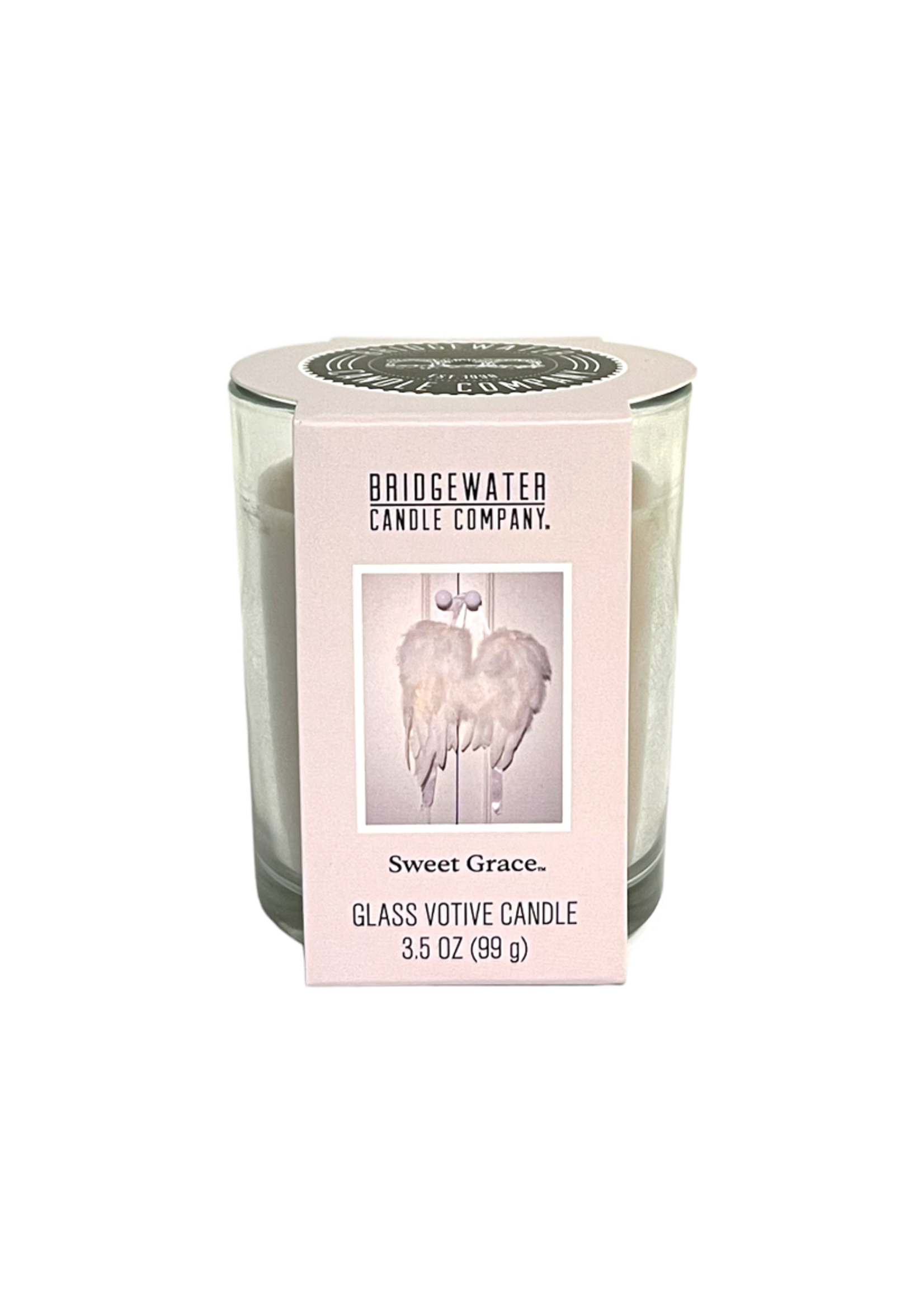 Home Society Glas Votive Kaars  Sweet Grace