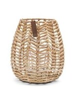 Rustic Rattan Hexagon Votive