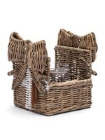 Rustic Rattan Désir Candle Holder
