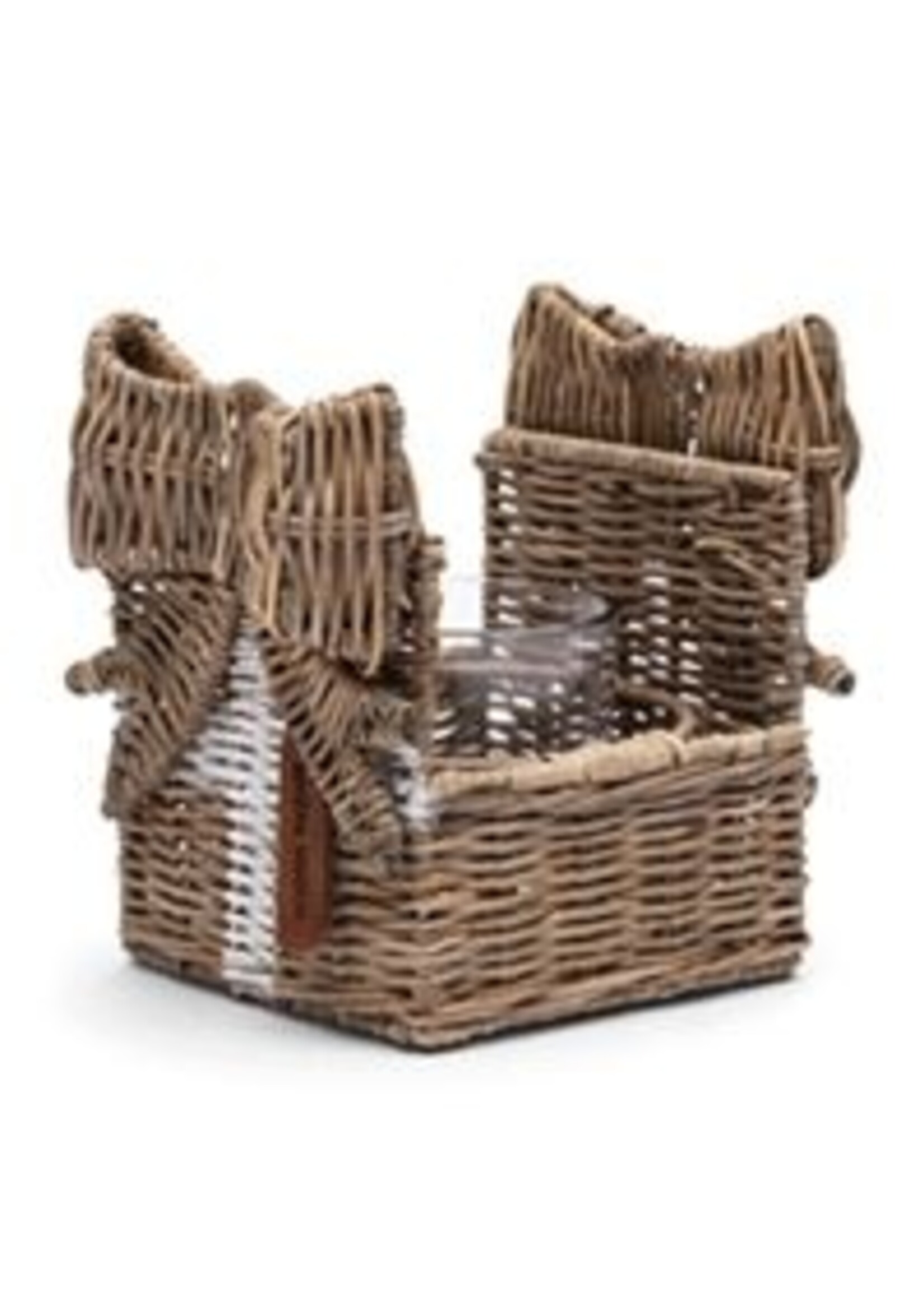 Rustic Rattan Désir Candle Holder