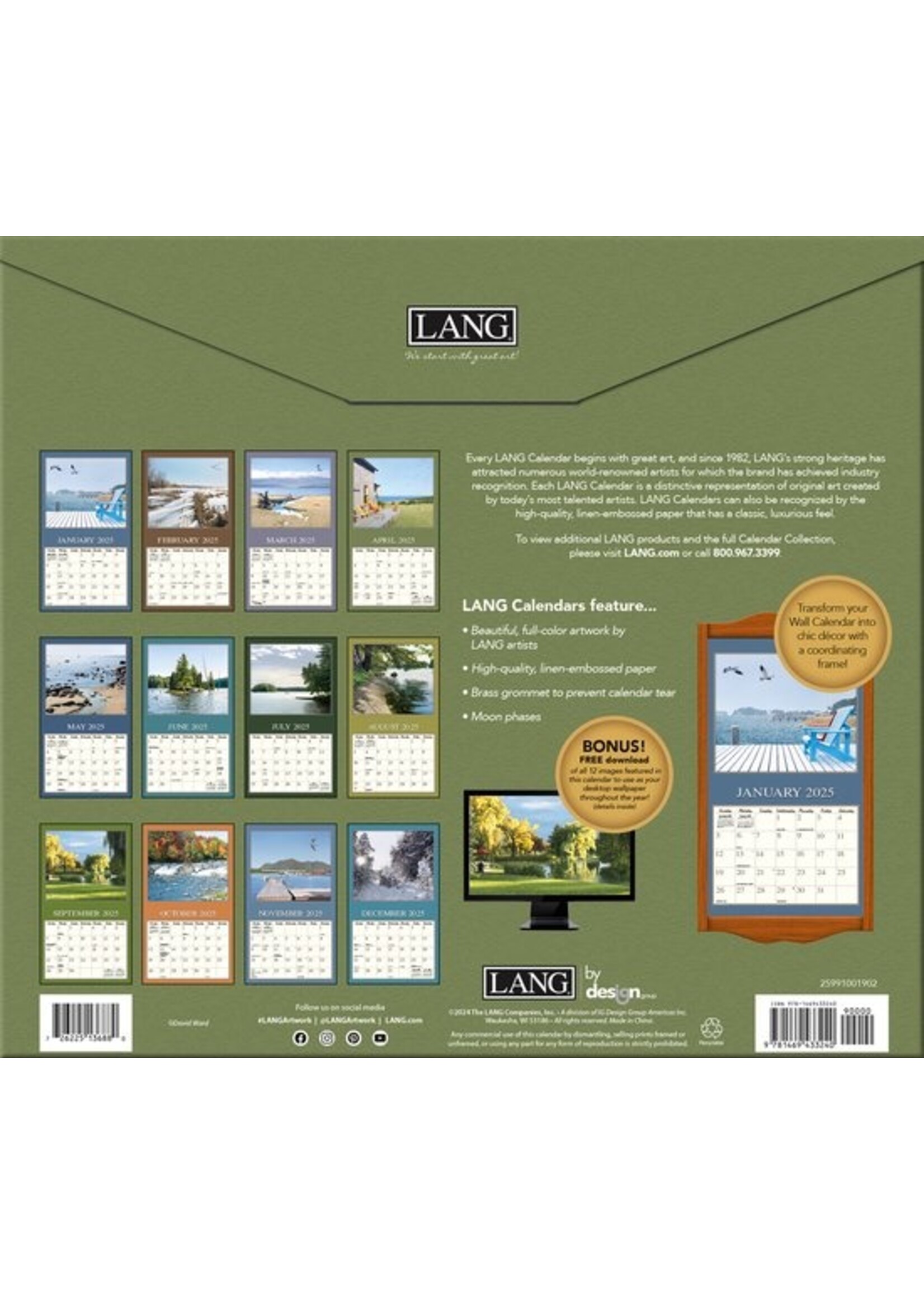 Lang Cottage Country Calendar 2027 Lang