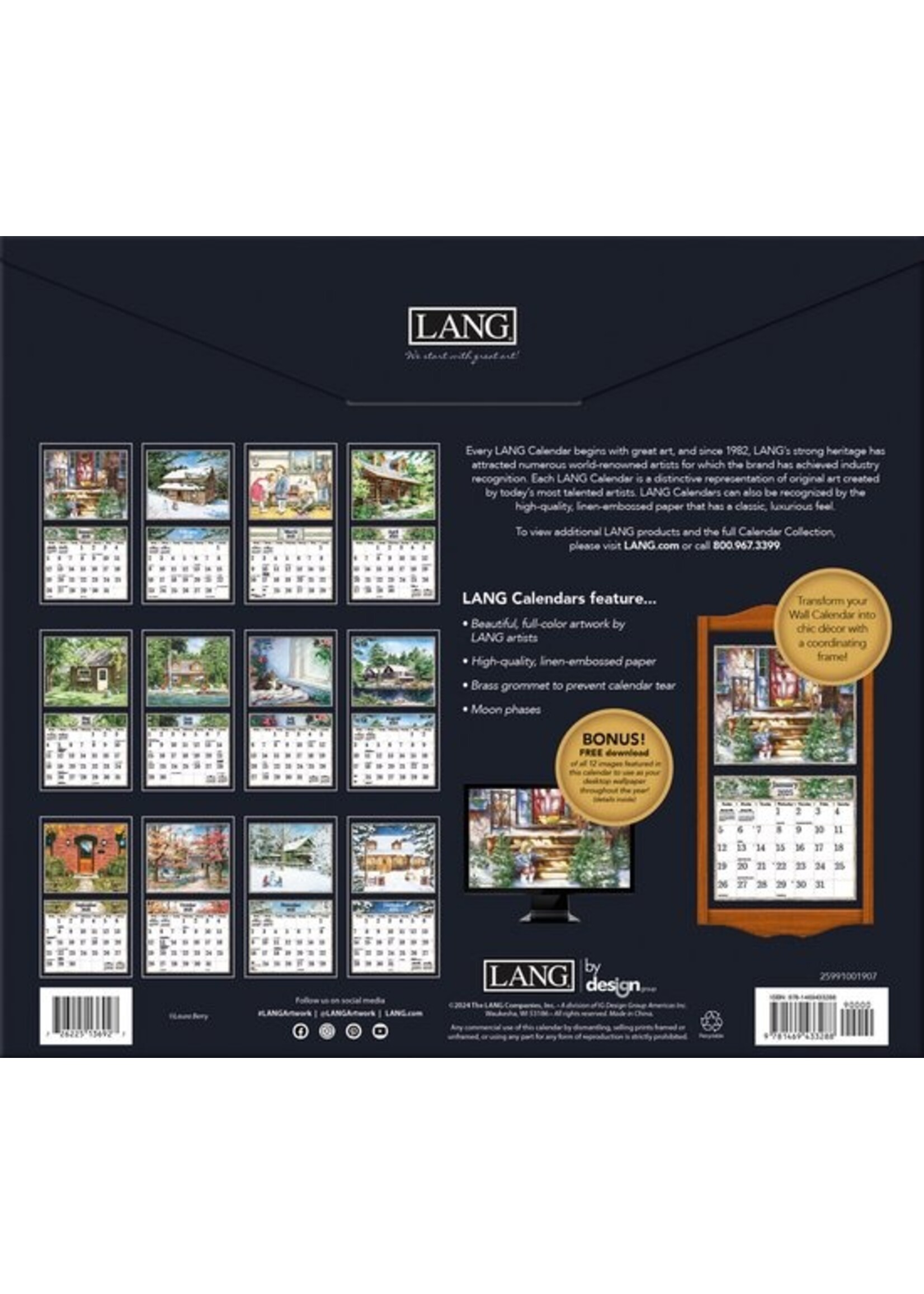 Lang Country Welcome Calendar 2027 Lang
