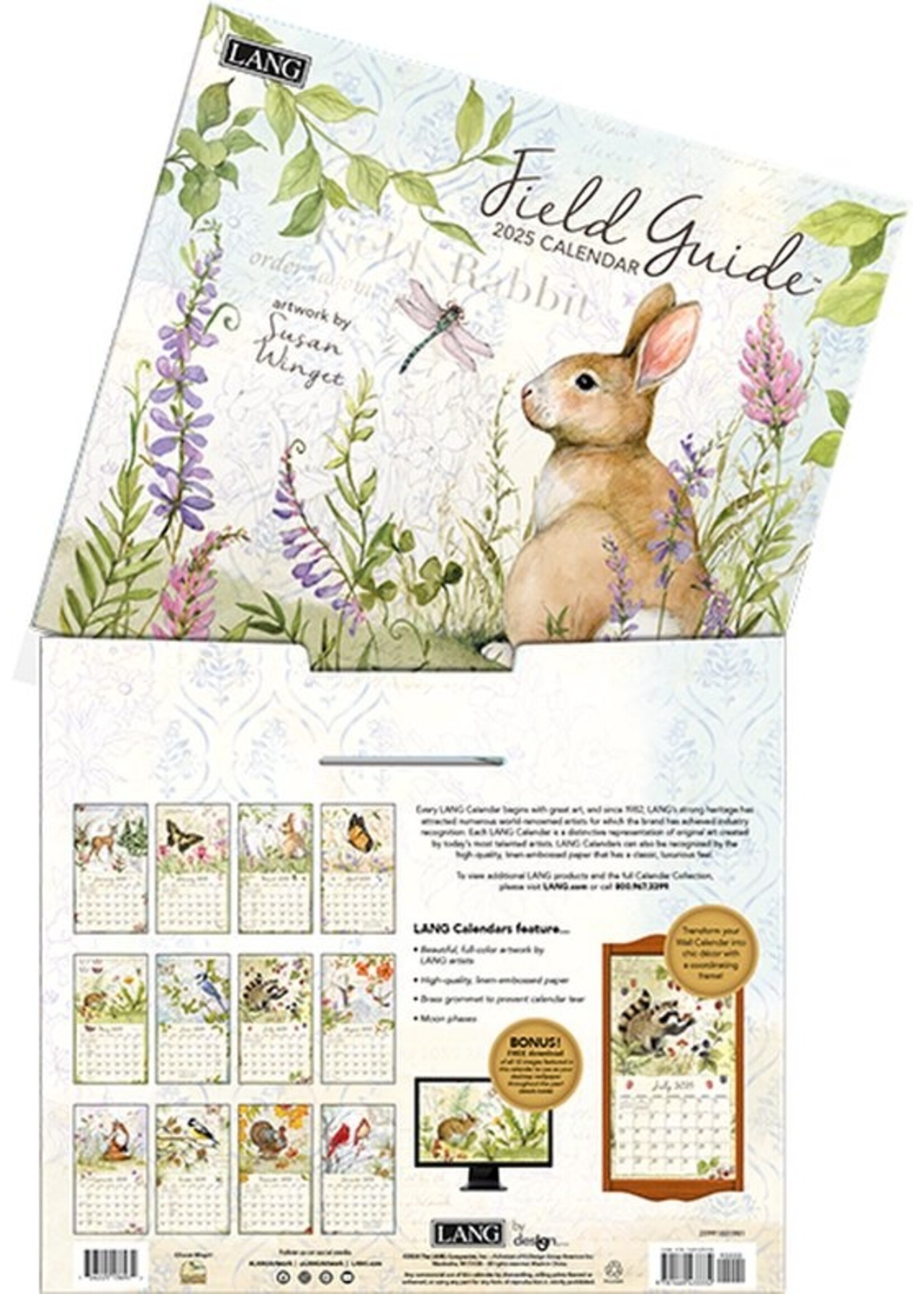 Lang Field guide Calendar 2026