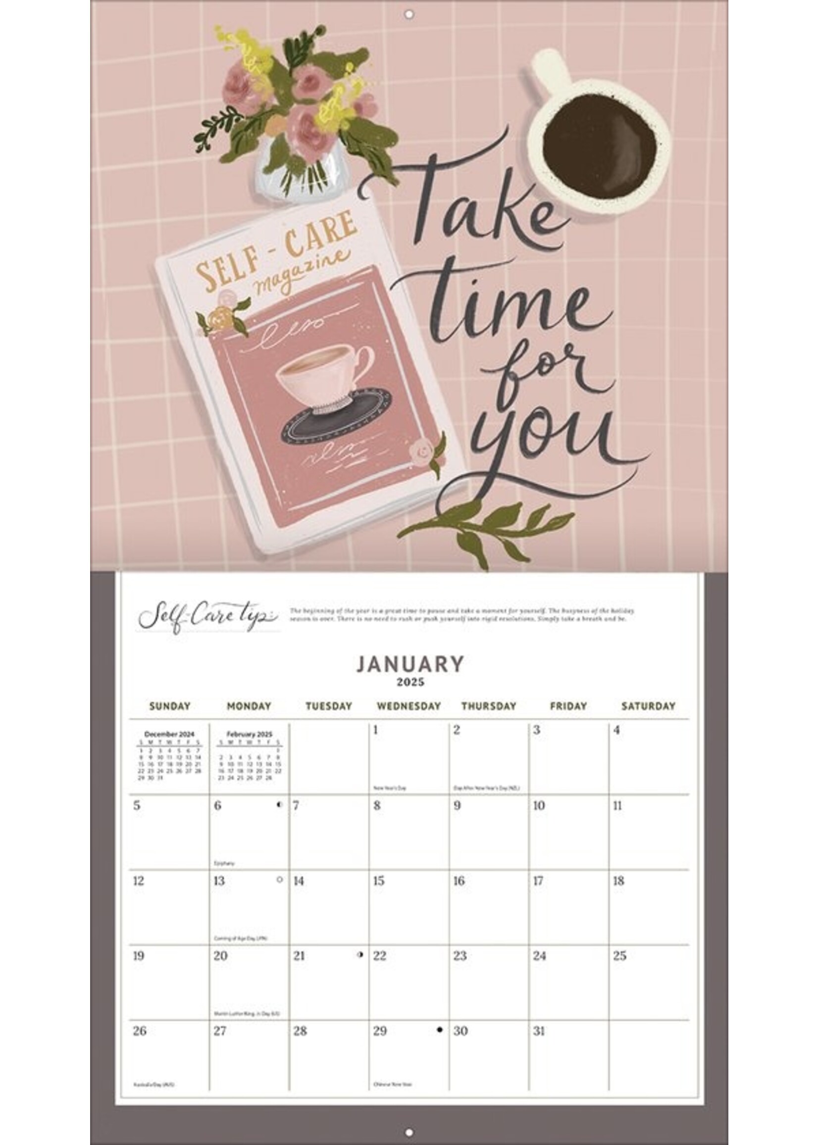 Lang Be gentle with yourself Calendar 2025