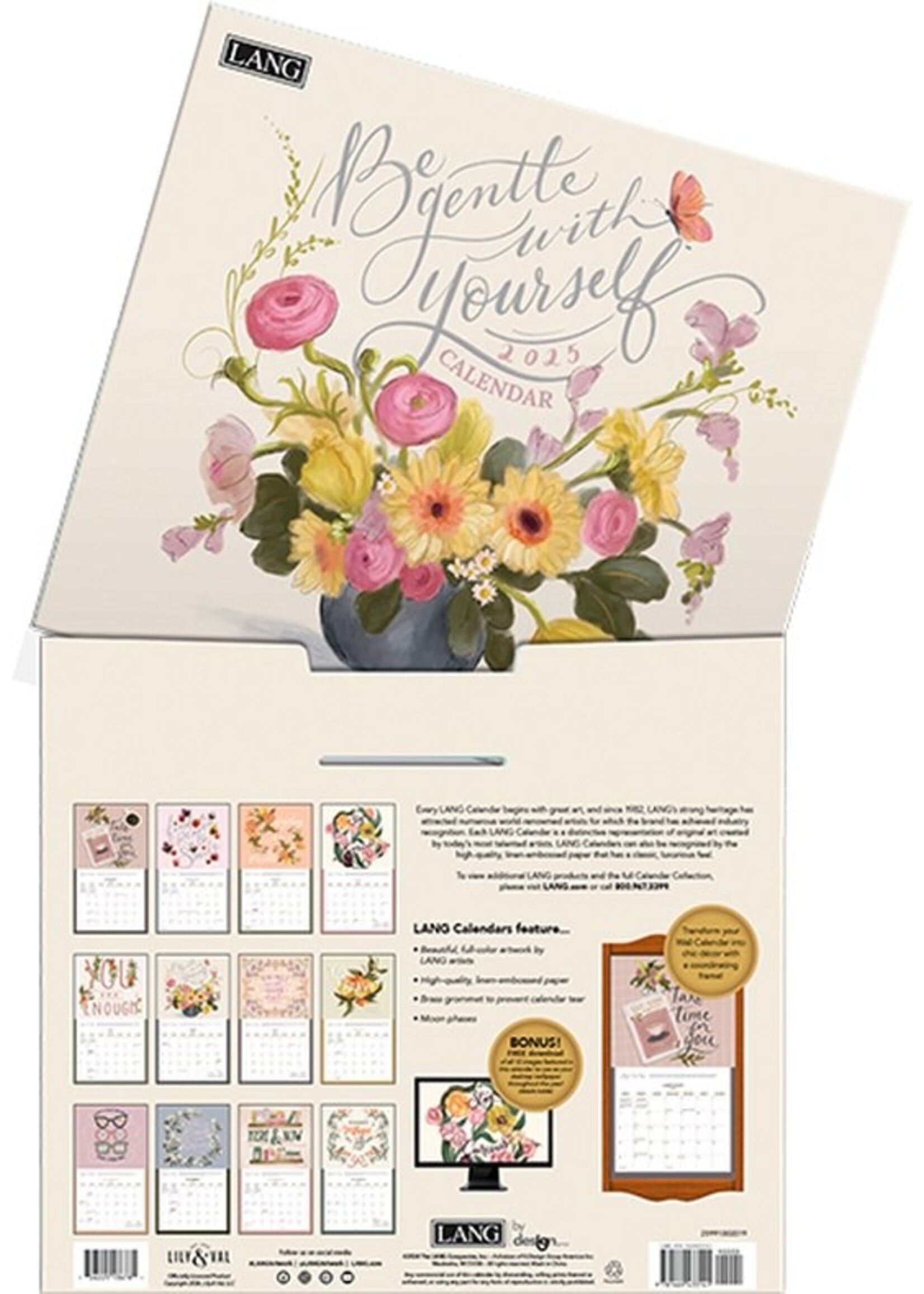 Lang Be gentle with yourself Calendar 2025