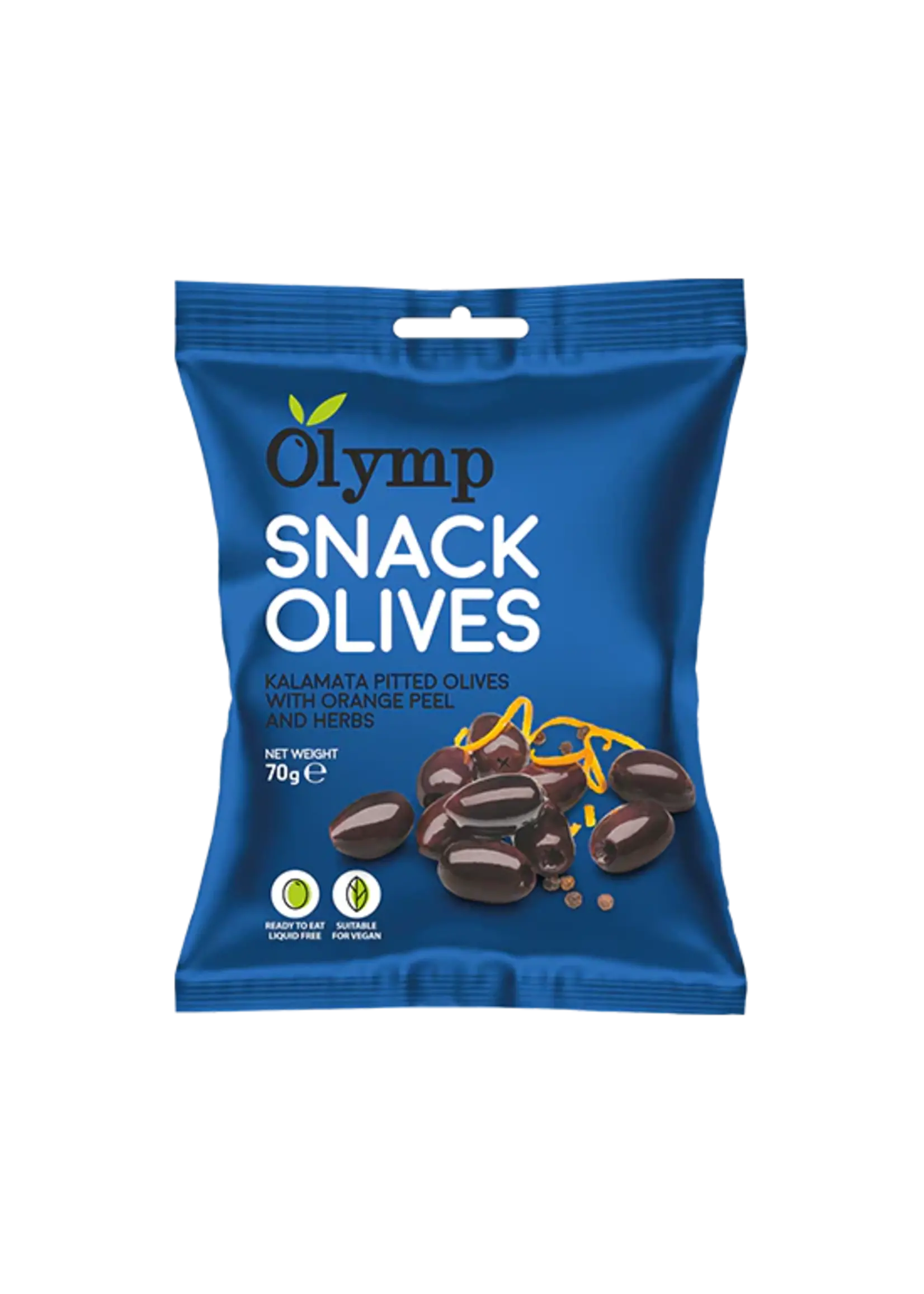 Olymp Snack Olijven met Sinaasappelschil en Kruiden