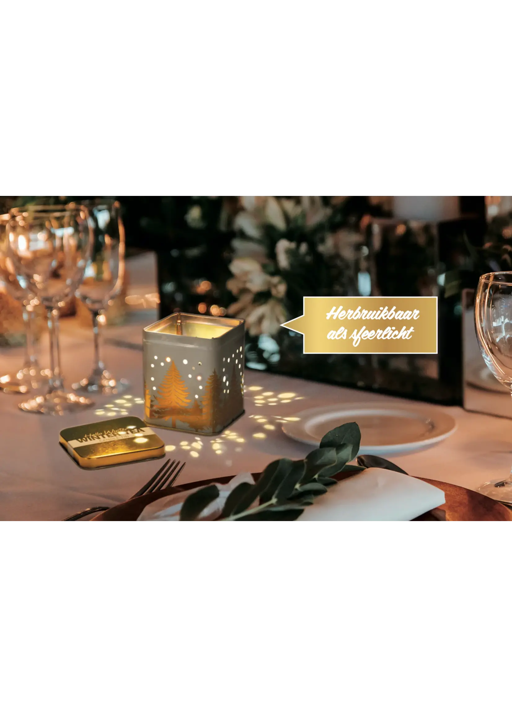 Botanic Chic Winterthee in theelicht blik 12 zakjes