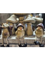 Bungelbeentjes , Vogel, Vos, H 18,9 cm,