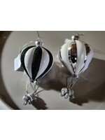 Kersthanger Baloon Olifant, L 16,5 cm, D 7,5 cm, Glitter, Glans