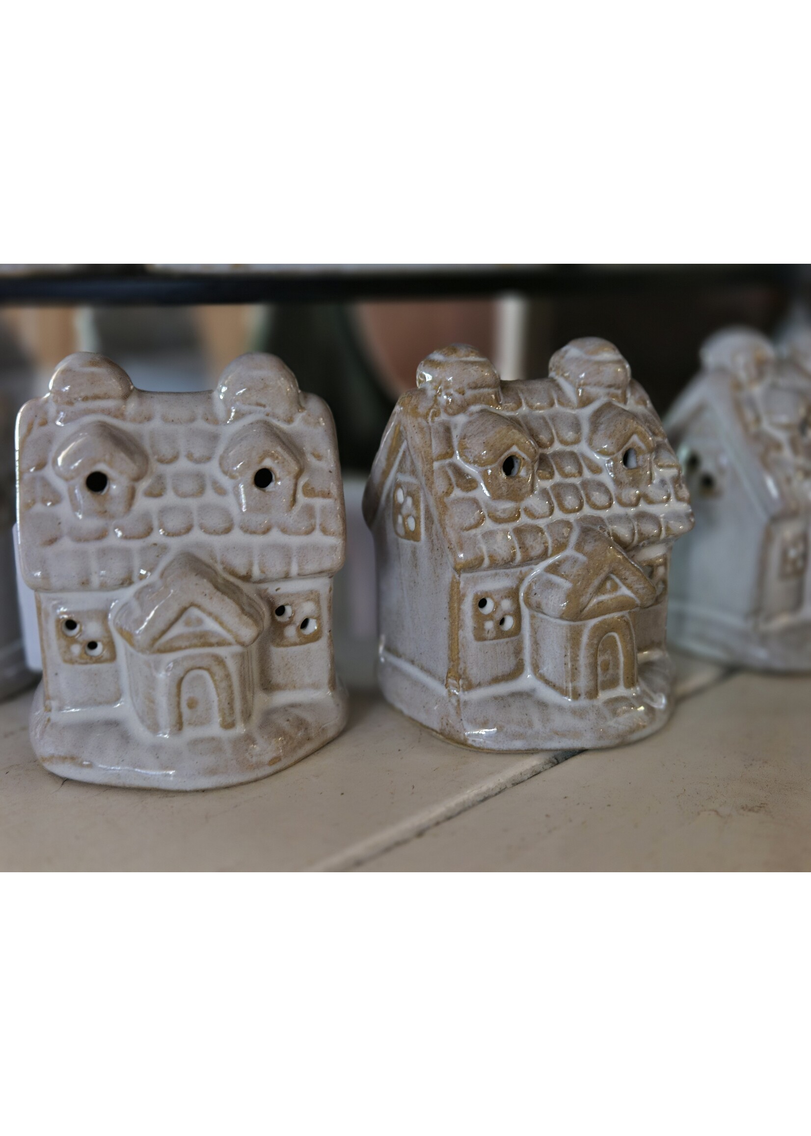 Decoratieve, Huis, Led, H 7 cm, Steengoed