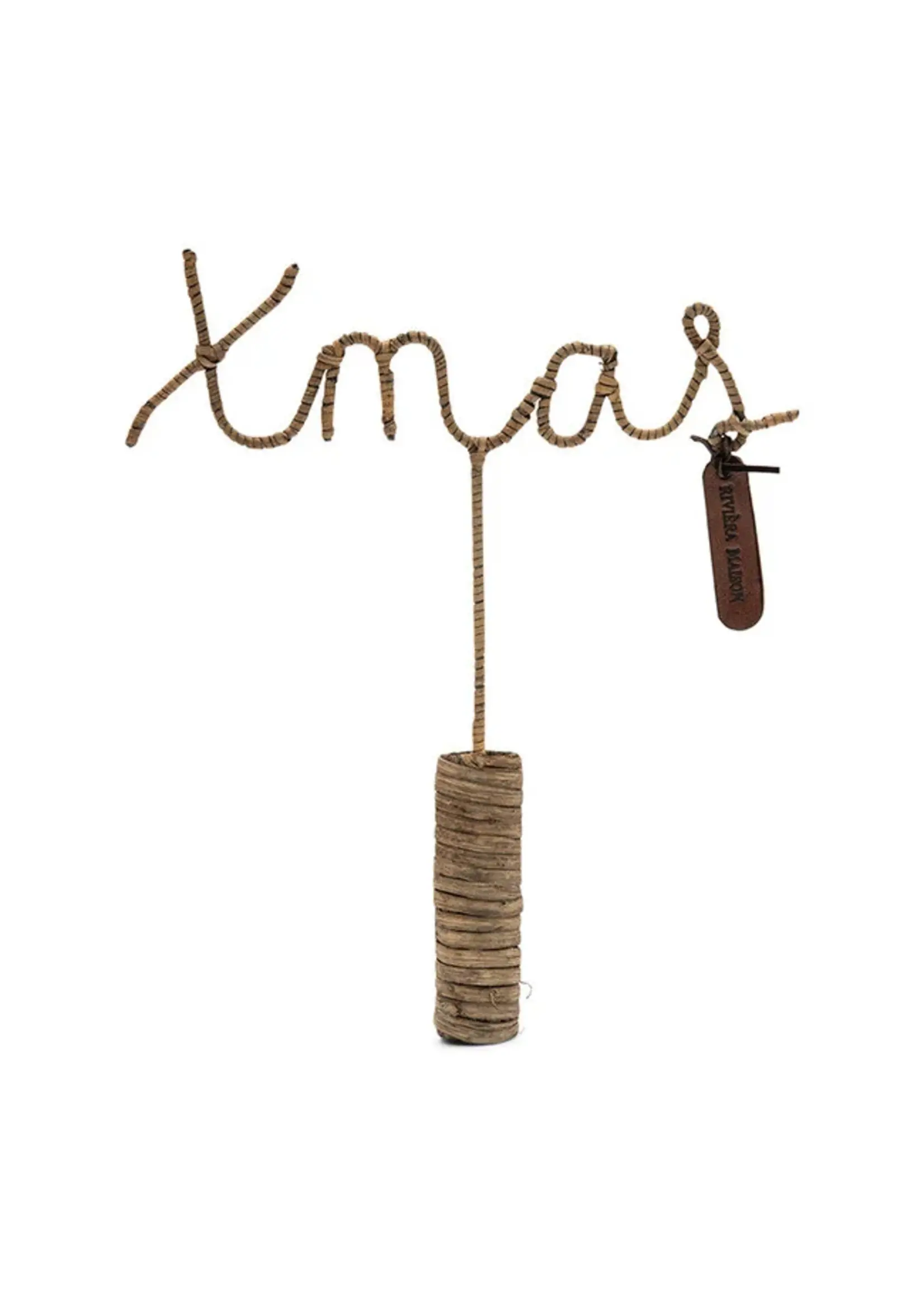 Riviera Maison Rustic Rattan Xmas Tree Topper