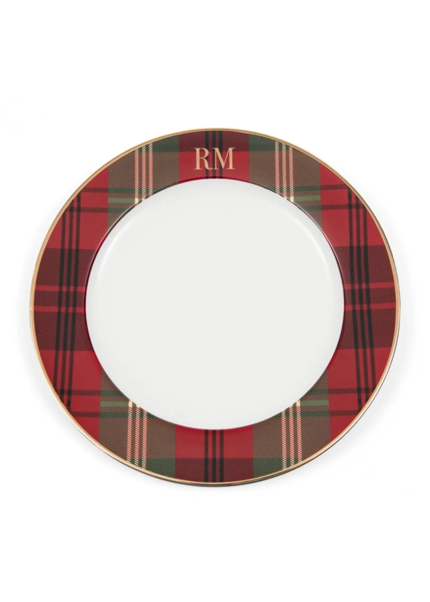 Riviera Maison RM Classic Tartan Breakfast Plate